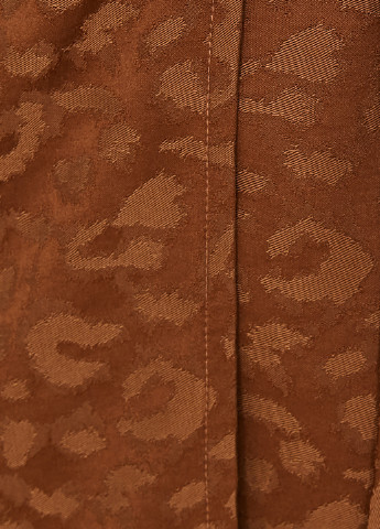 Коричневая кэжуал леопардовая юбка KOTON карандаш