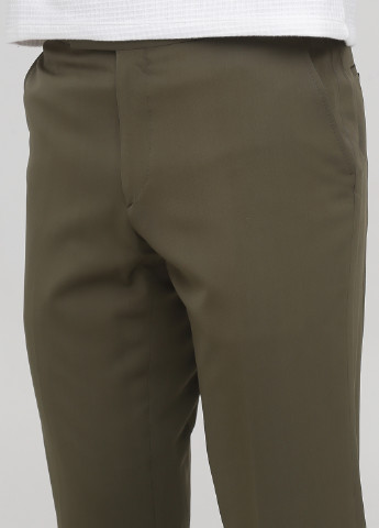 Хаки классические демисезонные прямые брюки Ralph Lauren