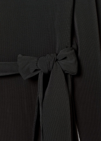 Чорна кежуал сукня H&M однотонна