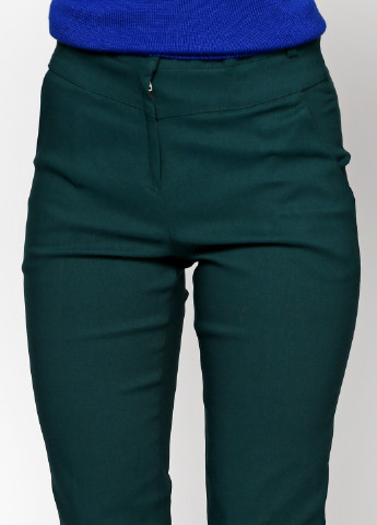 Зеленые кэжуал демисезонные прямые брюки Ut