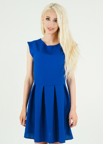 Синее кэжуал платье Podium однотонное