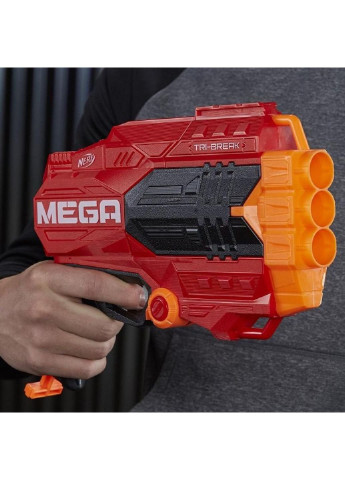 Игрушечное оружие Nerf бластер МЕГА Три-брейк (E0103) Hasbro (254082518)