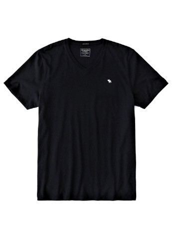 Чорна футболка Abercrombie & Fitch