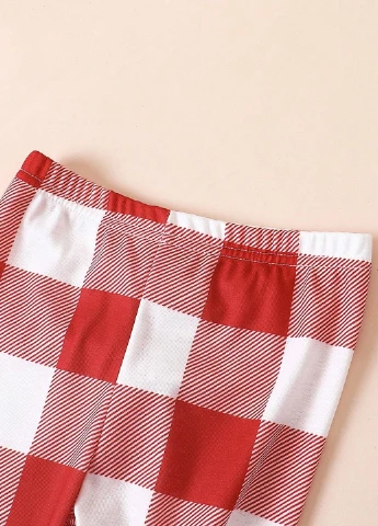 Красная всесезон пижама (лонгслив, брюки) лонгслив + брюки SHEIN