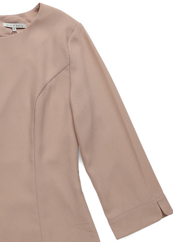 Пудровое кэжуал платье а-силуэт MINT&BERRY однотонное