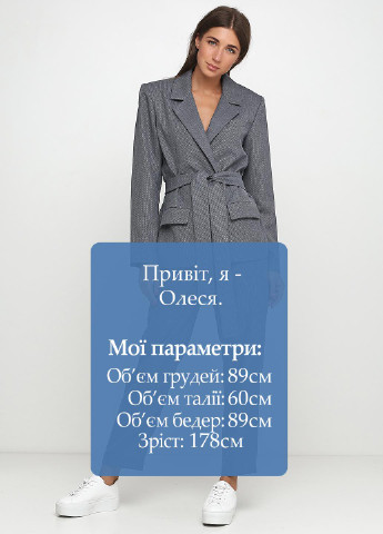 Костюм (жакет, брюки) Kristina Mamedova брючний однотонний сірий кежуал