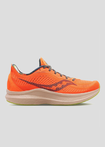 Оранжевые демисезонные оранжевые текстильные беговые кроссовки endorphin speed 2 Saucony