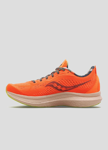 Оранжевые демисезонные оранжевые текстильные беговые кроссовки endorphin speed 2 Saucony