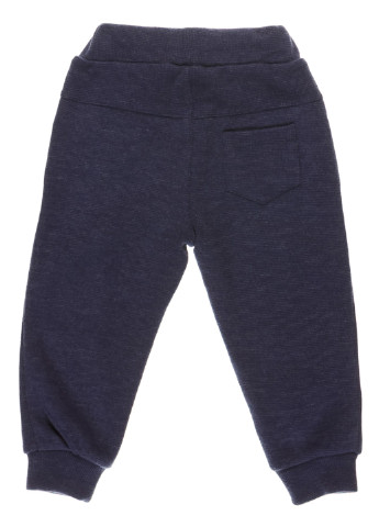 Темно-синие кэжуал демисезонные брюки со средней талией Mackays