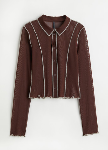 Коричнева блуза H&M