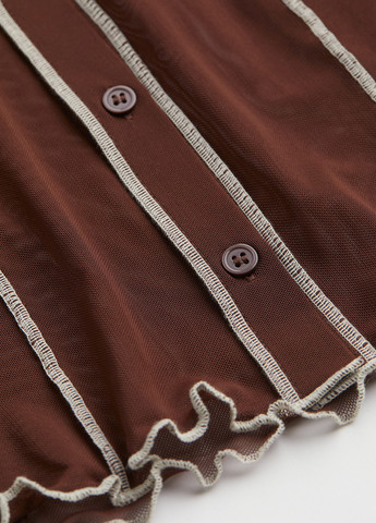 Коричнева блуза H&M