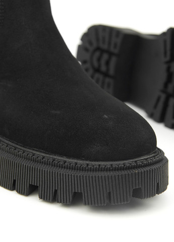 Зимние ботинки Respect на тракторной подошве, с заклепками из натуральной замши