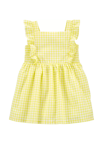 Желтый летний набор (платье, трусики) Carter's