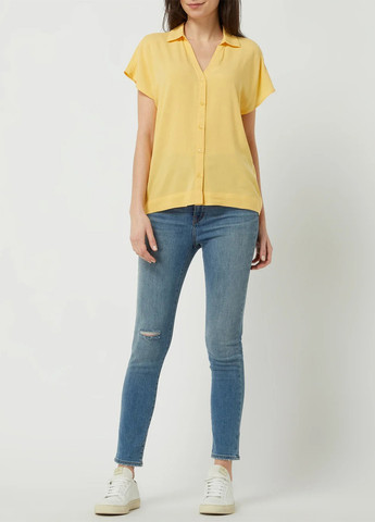 Светло-желтая летняя блуза Vero Moda