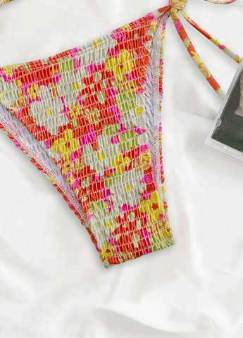 Комбинированный демисезонный купальник (лиф, трусики) раздельный, бикини SHEIN