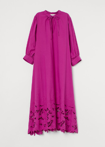 Фиолетовое кэжуал платье оверсайз H&M