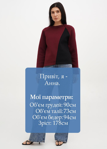 Бордовая блуза C&A