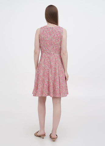 Комбинированное кэжуал платье клеш Orsay с цветочным принтом
