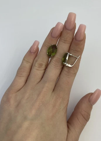 Сережки Silver Flame (255306456)