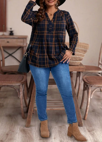 Комбинированная блуза SHEIN