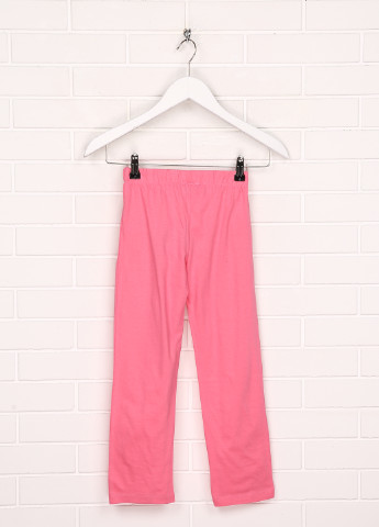 Розовые домашние демисезонные прямые брюки Disney