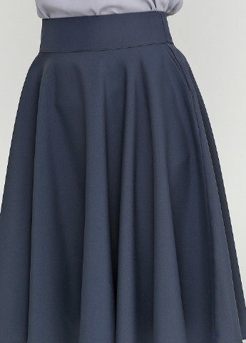 Темно-серая кэжуал однотонная юбка ANVI миди