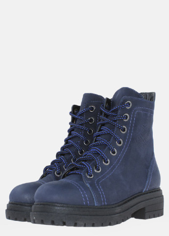 Зимние ботинки r419 синий Prellesta