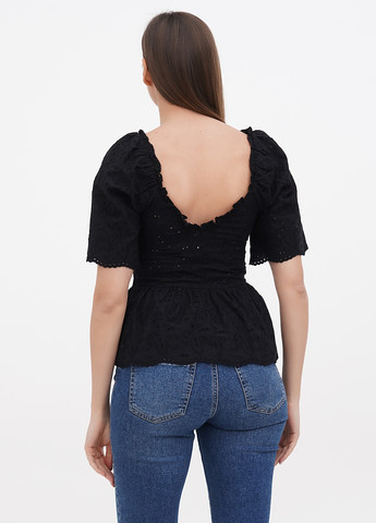 Чорна літня блуза-топ весняно-літня H&M