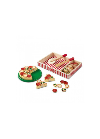 Игровой набор деревянный "Пицца" (MD10167) Melissa&Doug (254068226)