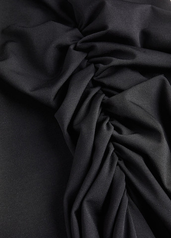 Черная кэжуал однотонная юбка H&M карандаш