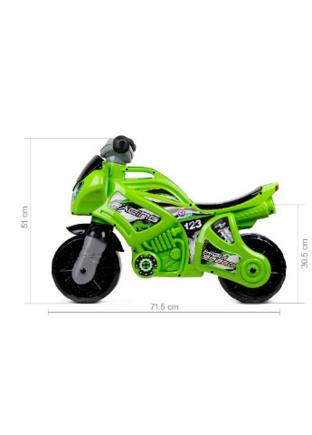 Беговел детский Мотоцикл 70х35х35 см ТехноК (253662055)