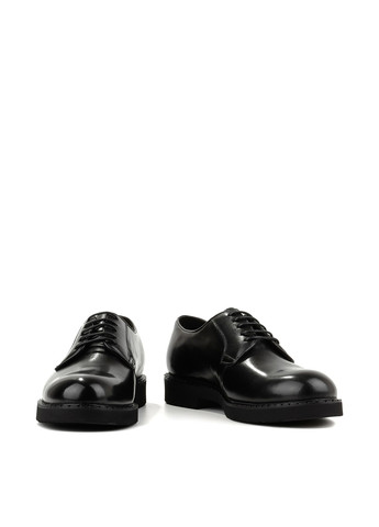 Черные классические, кэжуал туфли Le'BERDES на шнурках