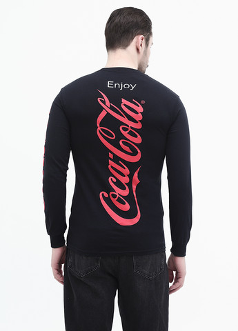 Черный демисезонный кэжуал лонгслив Ripple Junction с надписями