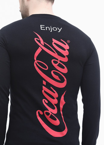 Черный демисезонный кэжуал лонгслив Ripple Junction с надписями