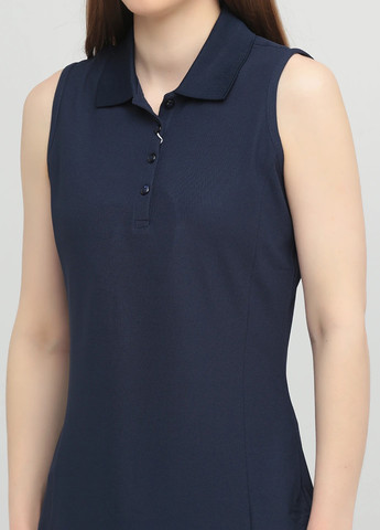 Темно-синяя кэжуал рубашка однотонная Greg Norman