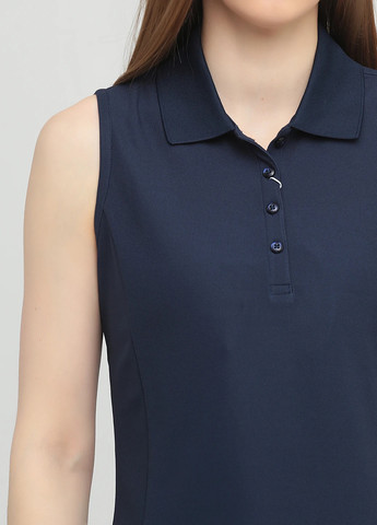 Темно-синяя кэжуал рубашка однотонная Greg Norman