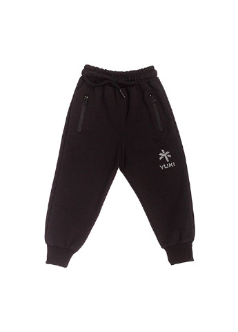Черные спортивные демисезонные брюки джоггеры Yuki
