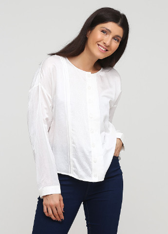 Белая демисезонная блуза Kookai