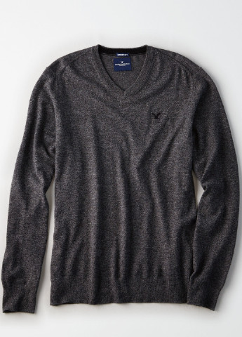 Темно-серый зимний пуловер пуловер American Eagle