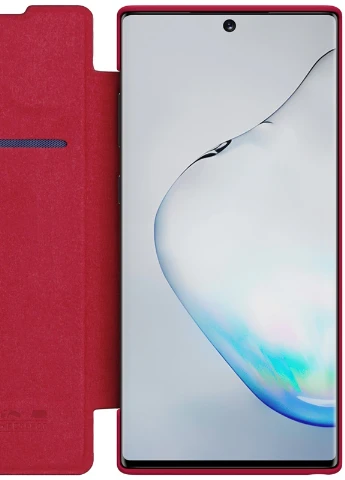 Шкіряний чохол (книжка) Qin Series для Samsung Galaxy Note 10 Червоний (is_00000031649_2) Nillkin (238480625)