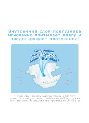 Підгузки L (9-14 кг) Baby Diapers (54 шт.) Moony (196205248)