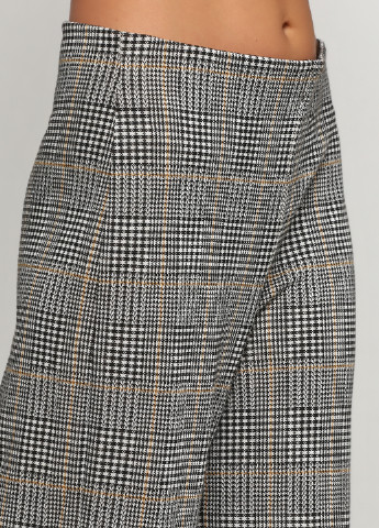 Комбинированные кэжуал демисезонные прямые брюки H&M
