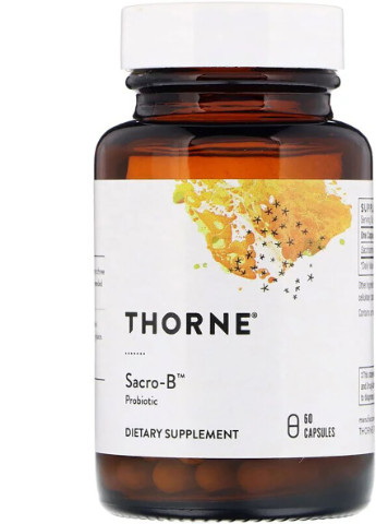 Сахаромицеты Буларди, Sacro-B, Probiotic,, 60 капсул Thorne Research (228293072)