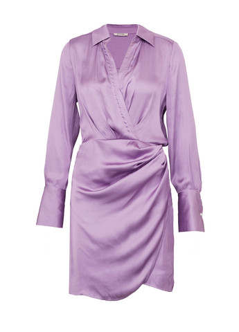 Светло-фиолетовое кэжуал платье на запах Orsay однотонное