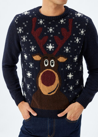 Темно-синій зимовий джемпер джемпер KOTON