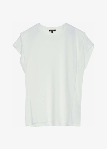 Белая летняя футболка Massimo Dutti