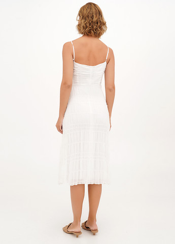 Белое кэжуал платье Babylon однотонное