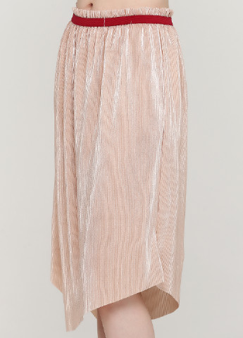 Золотая кэжуал однотонная юбка KOTON плиссе