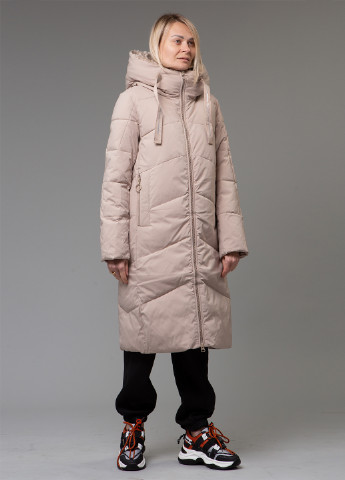 Бежевый зимний Пуховик Towmy