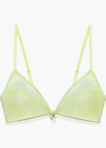 Салатовий бюстгальтер Savage X Fenty без кісточок нейлон